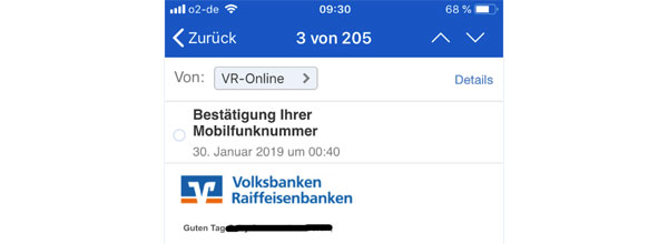 Phishing-Mail DSGVO Phishing-Mail DSGVO